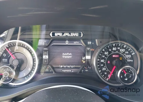 2021 Ram 1500 из США, поврежденный, VIN 1C6SRFMT5MN763699